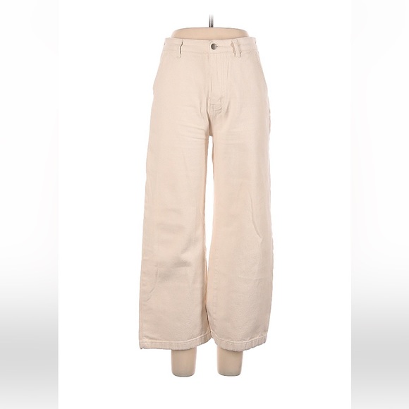 Oak + Fort Canvas Cropped Pants - Picture 1 of 4